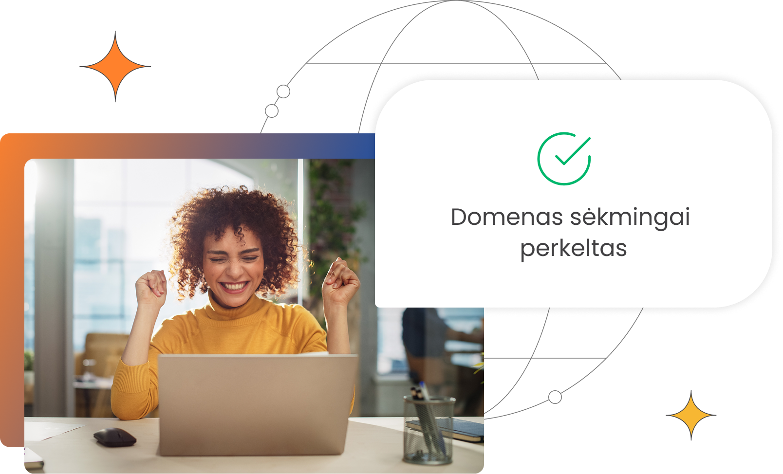 Perkelkite savo domeną lengvai ir greitai