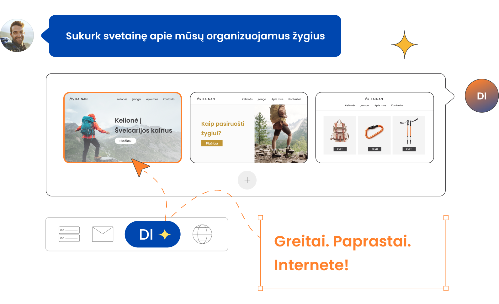 Interneto svetainės kūrimas kiekvienam - aišku ir paprasta!